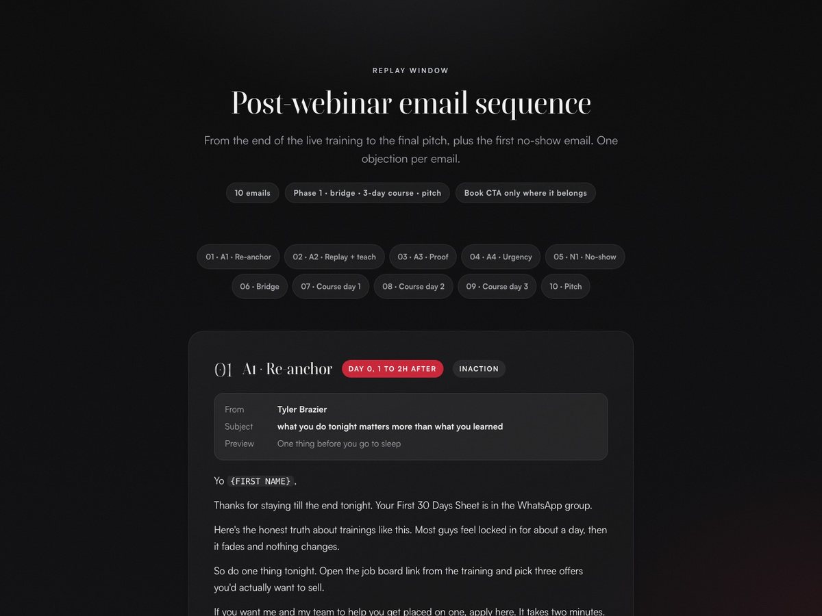 Post-webinar preview